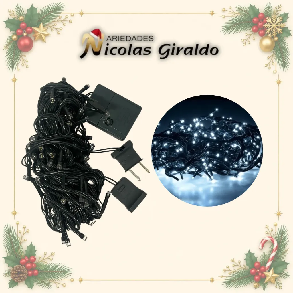 INSTALACION LINEAL X100L BLANCA 9MTS CABLE VERDE CON CONTINUIDAD