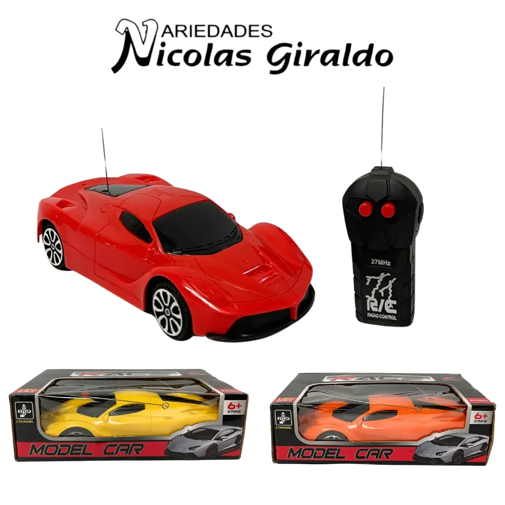 Carro control automovil pequeño sencillo