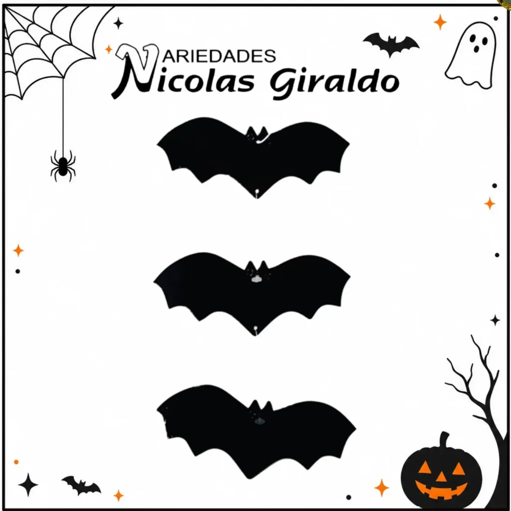 [HA1430] Murcielago tira mini halloween