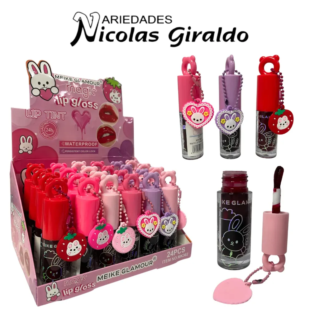 [MK362] Tinta labios redonda caja x24