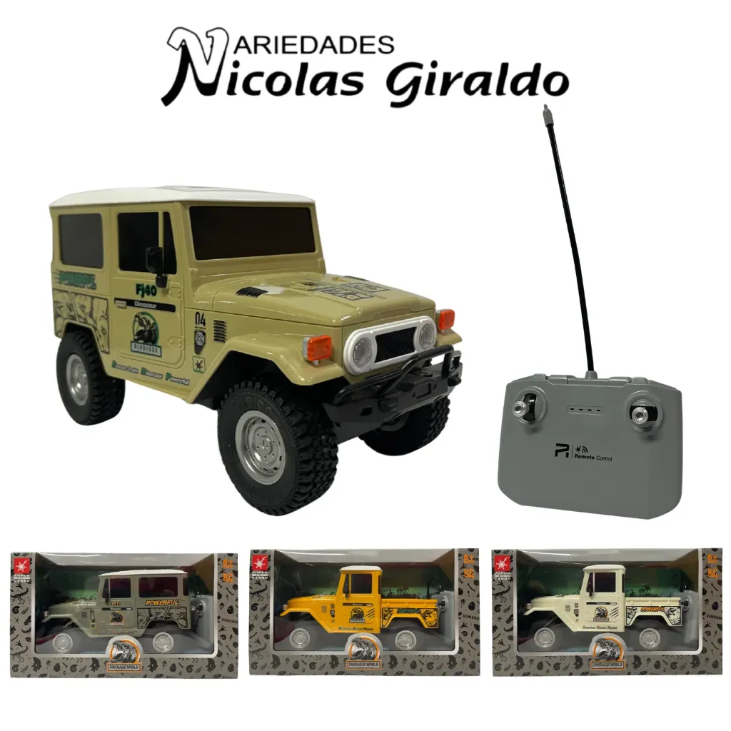 [67134A/67133A] Carro control campero dinosaurio