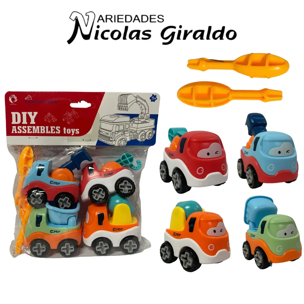 Carro didactico fino pequeño x4