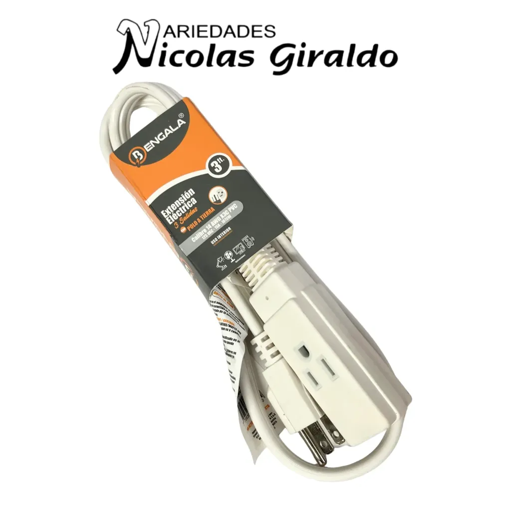 Extension blanca bengala fina 3FT