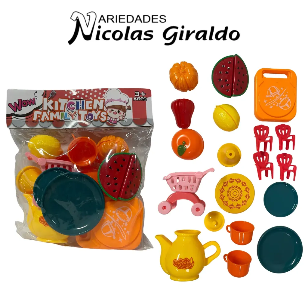[CA1624] Set infantil fino de verduras grande