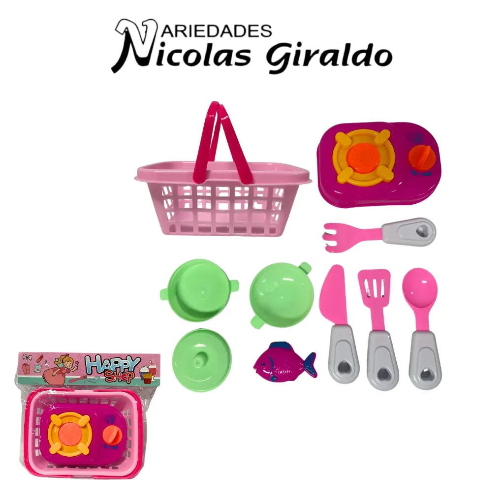 [CA1926] Vajilla infantil bolsa canasta pequeña