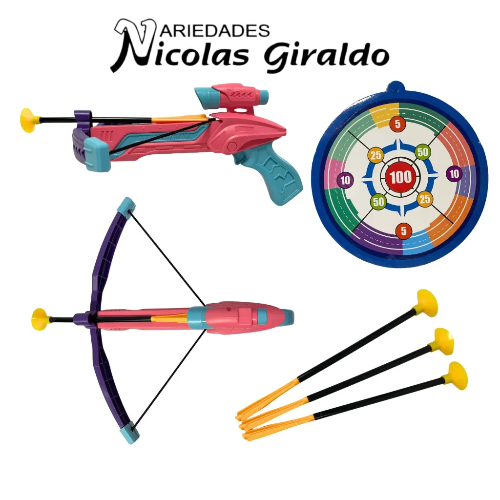 Juego arco lanza flechas