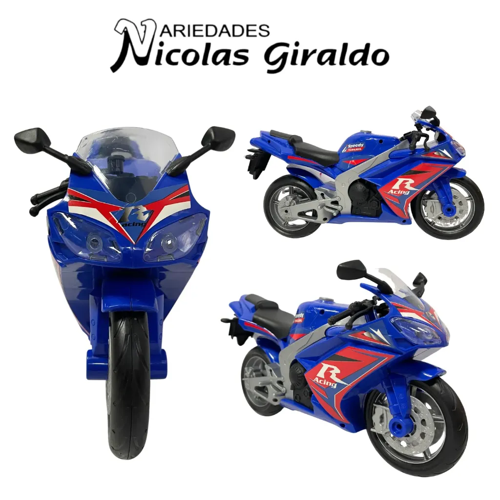 Moto ninja gigante en bolsa