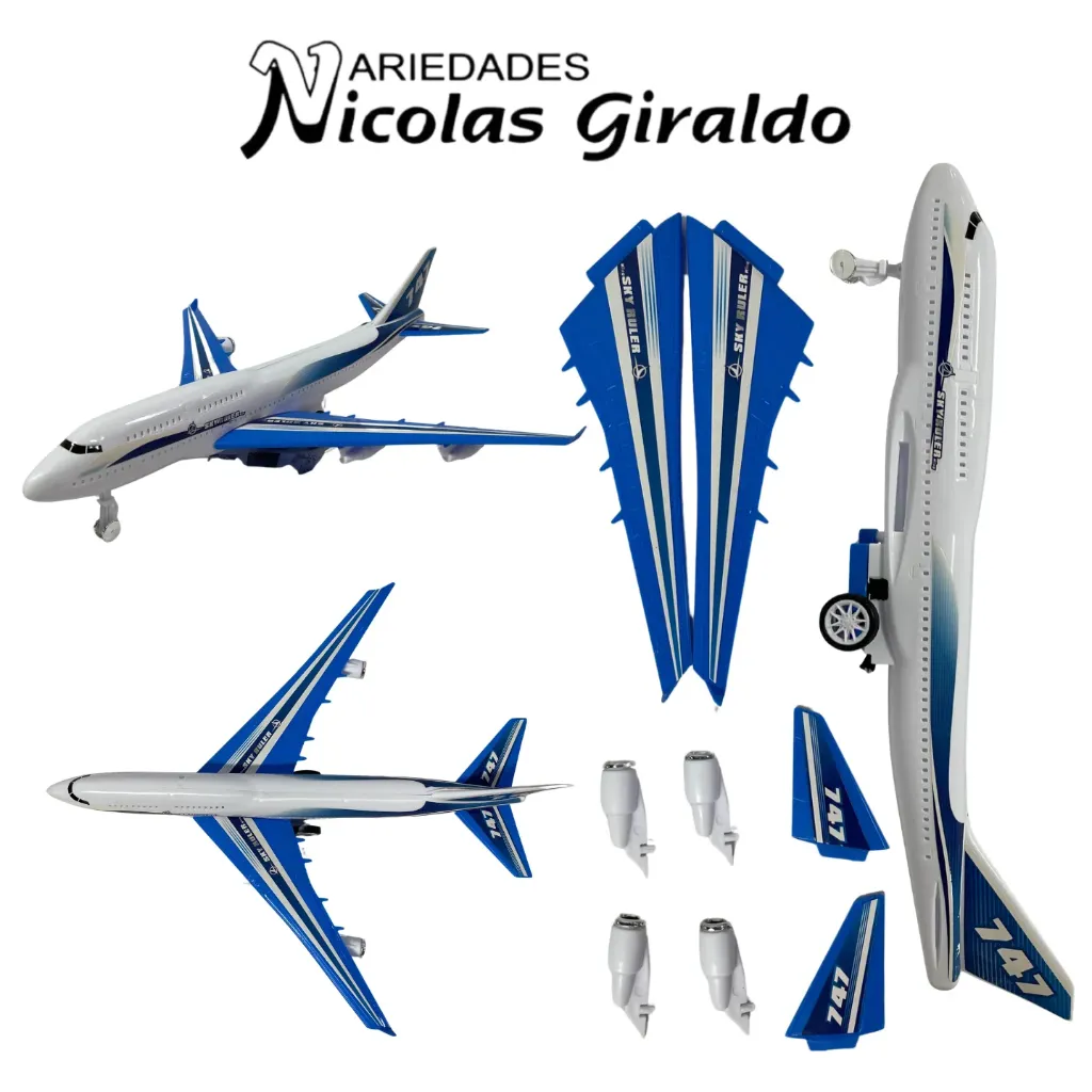 [MG20523] Avion armable grande en bolsa