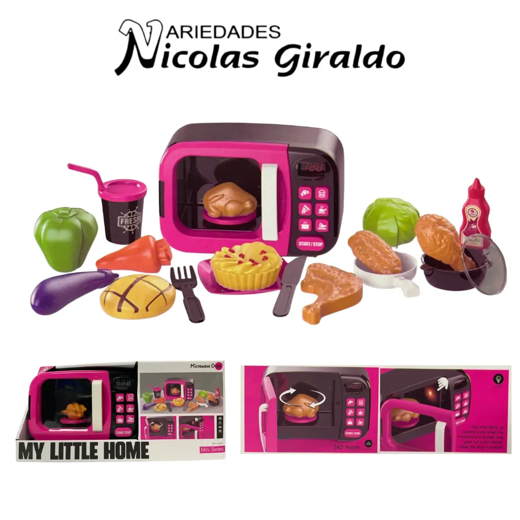 [MG55673] Horno microondas con accesorios de pilas
