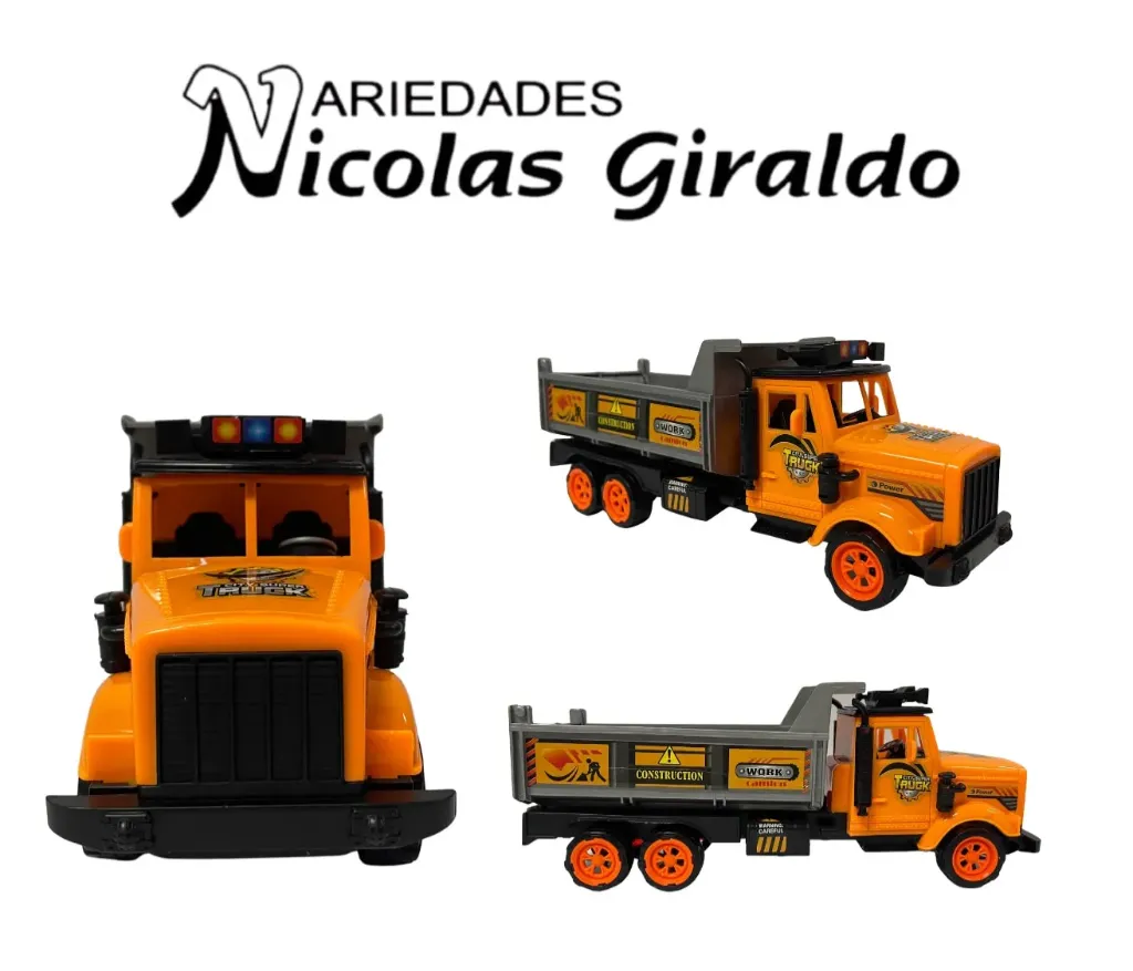 Carro constructor volqueta grande