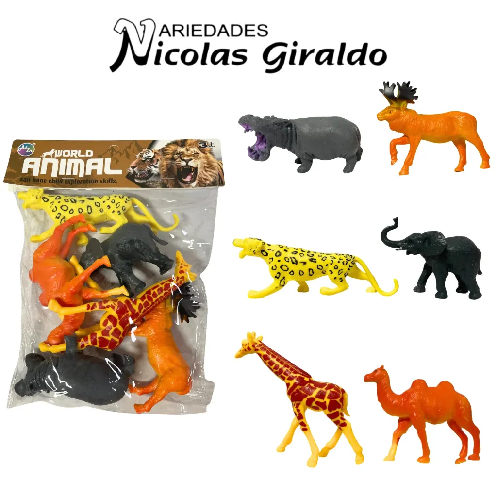 Animal salvaje x6 grande