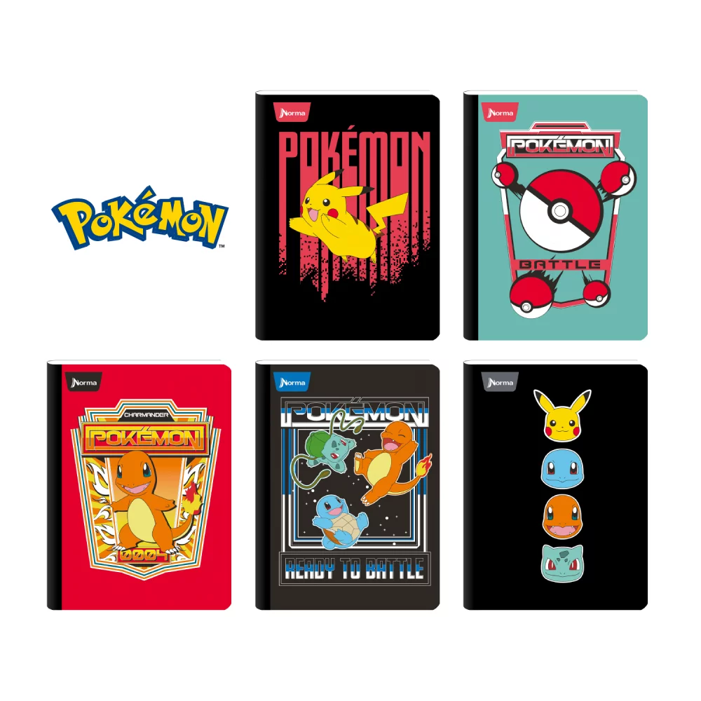 Cuad norma gama media pokemon 100H cuadro