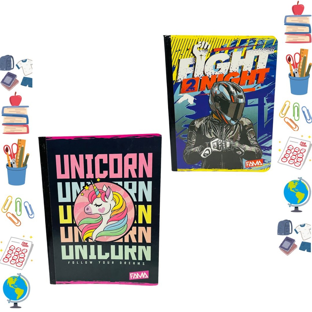 Cuaderno fama cosido economico 100H cuadro