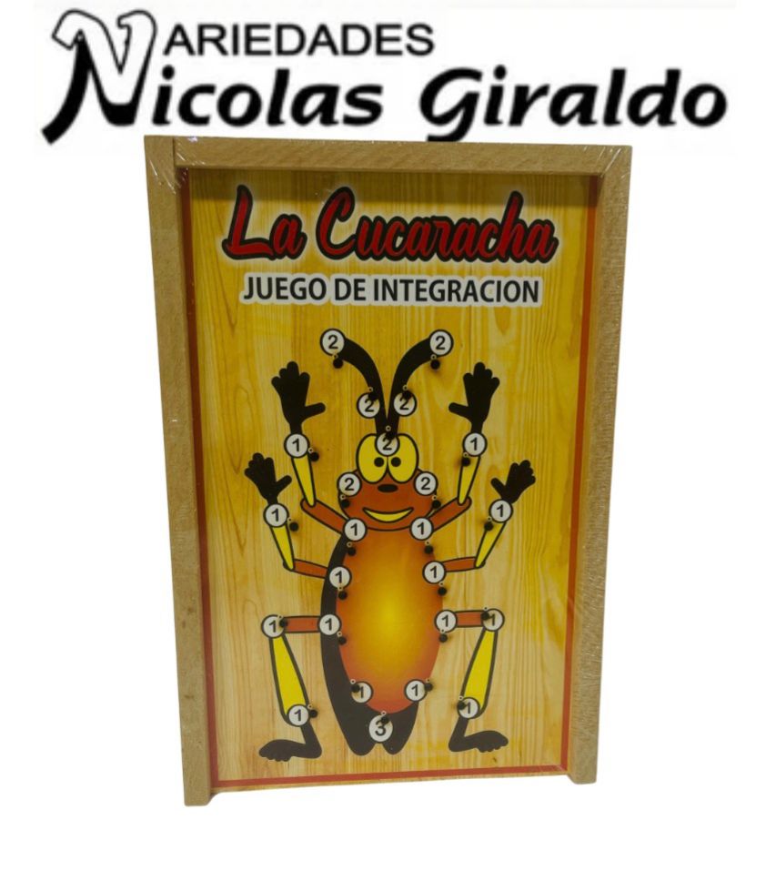 Didactico madera la cucaracha DM033