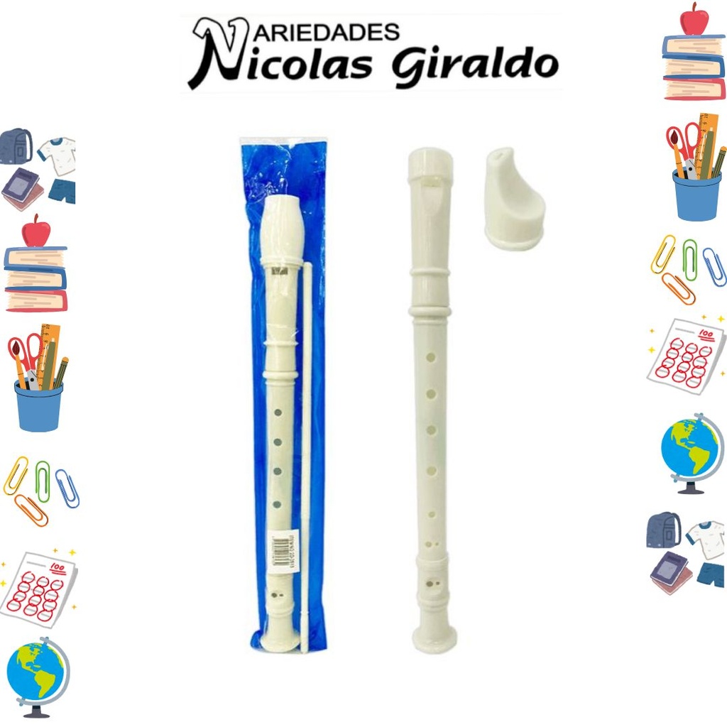 Flauta estuche azul