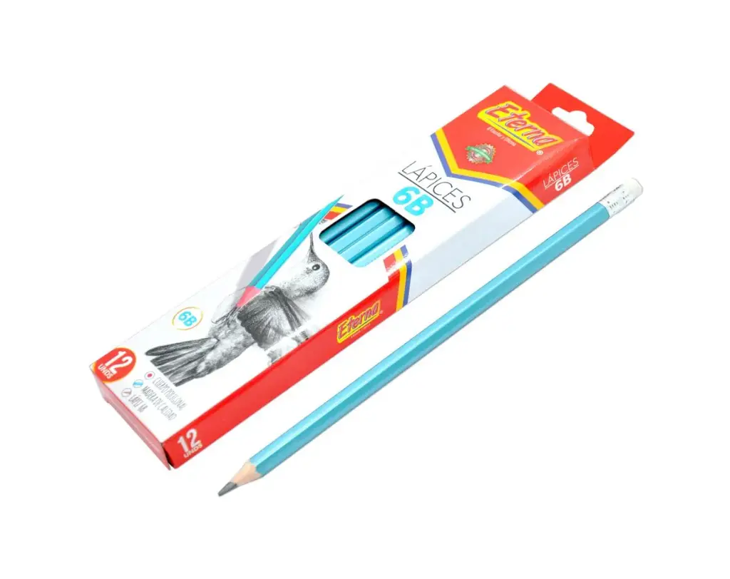 Lapiz eterna 6b x12