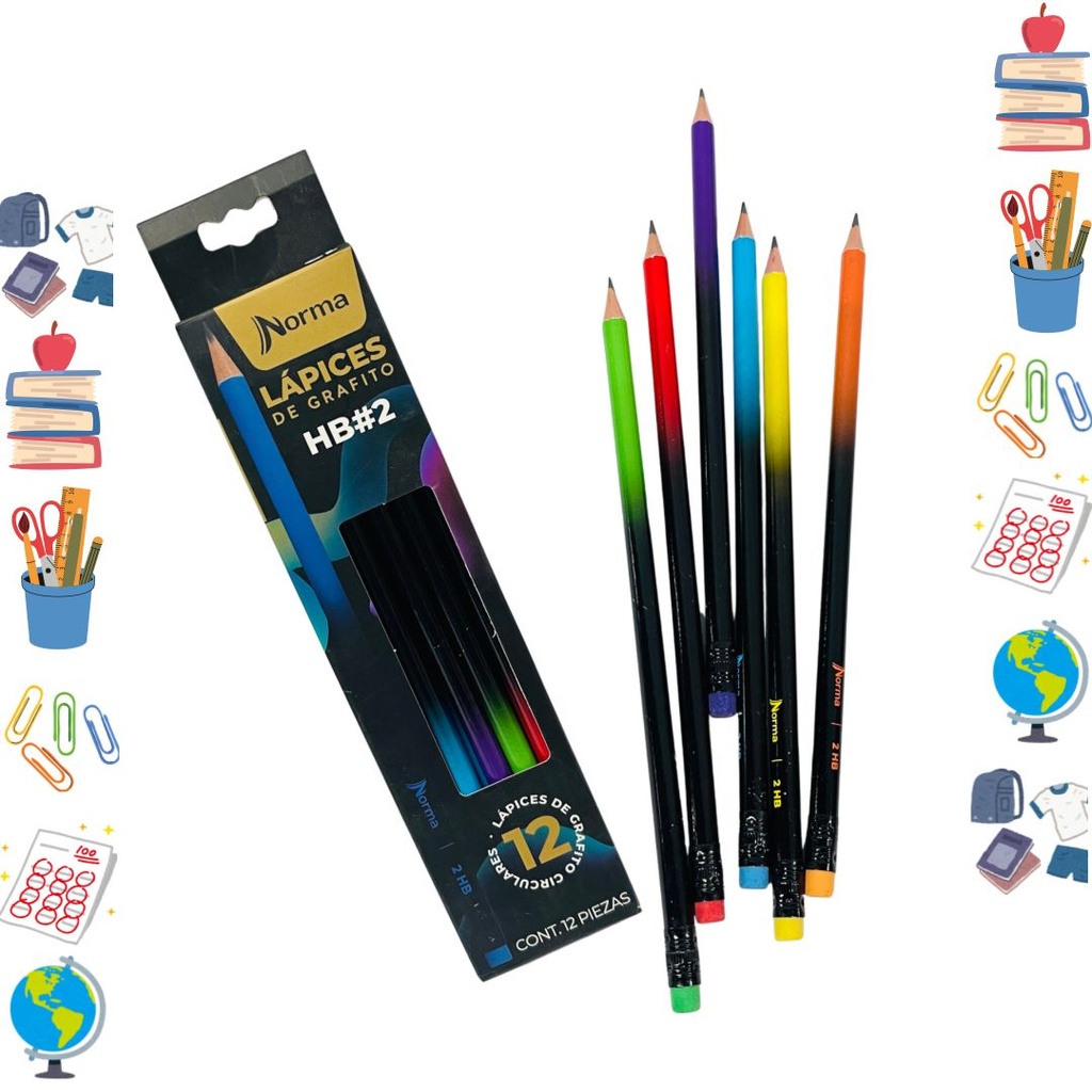 Lapiz norma premium x12