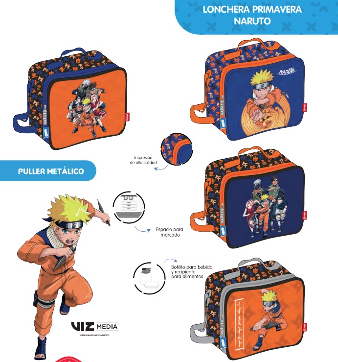 Lonchera prim. naruto orizontal