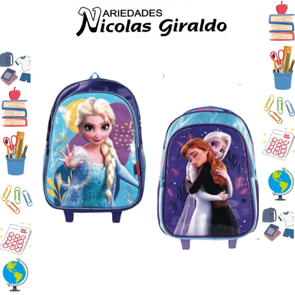 Morral primavera grande ruedas frozen