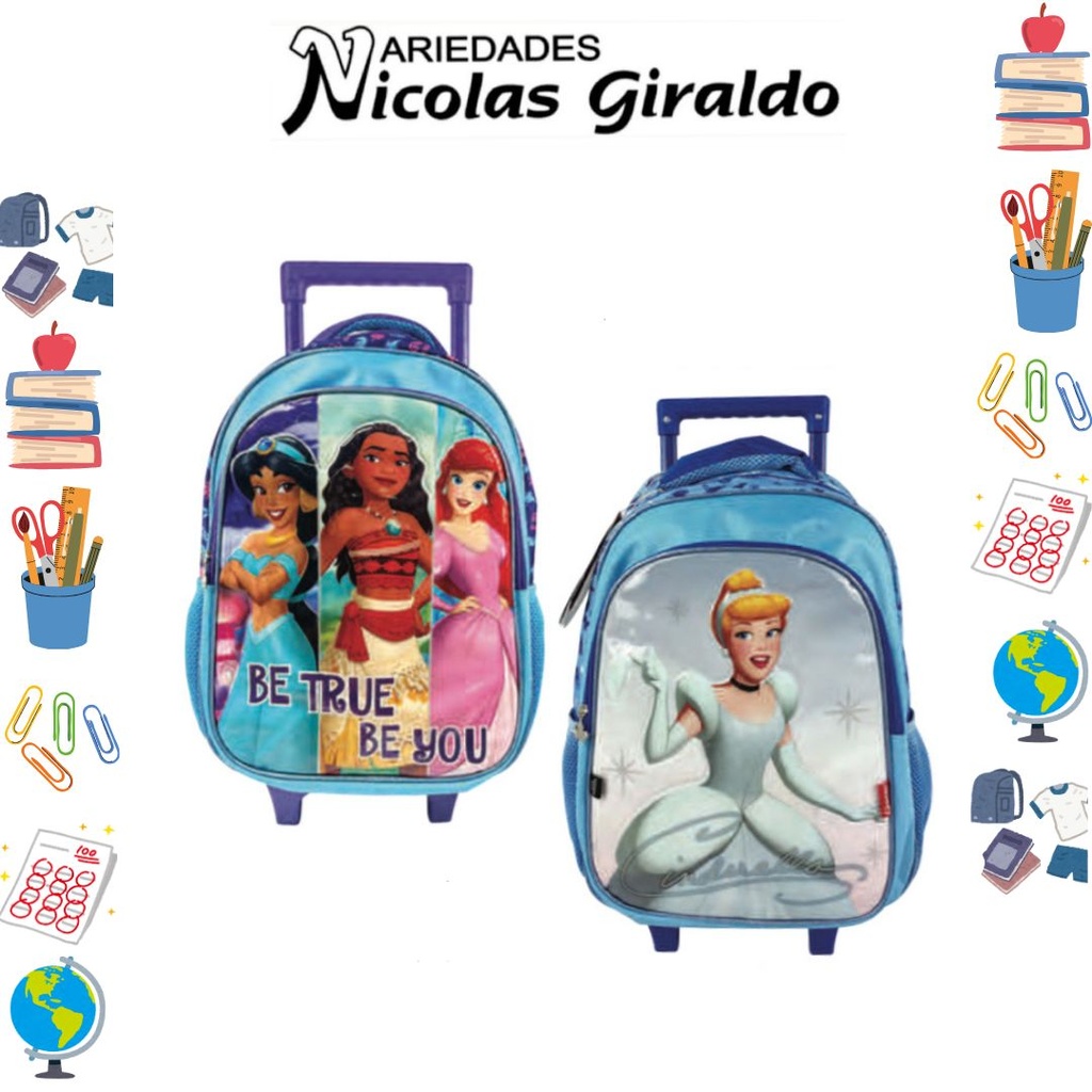 Morral prim. grande ruedas princesa
