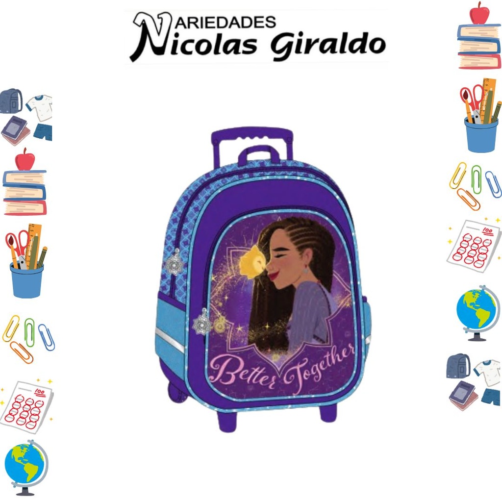 Morral primavera grande ruedas wish