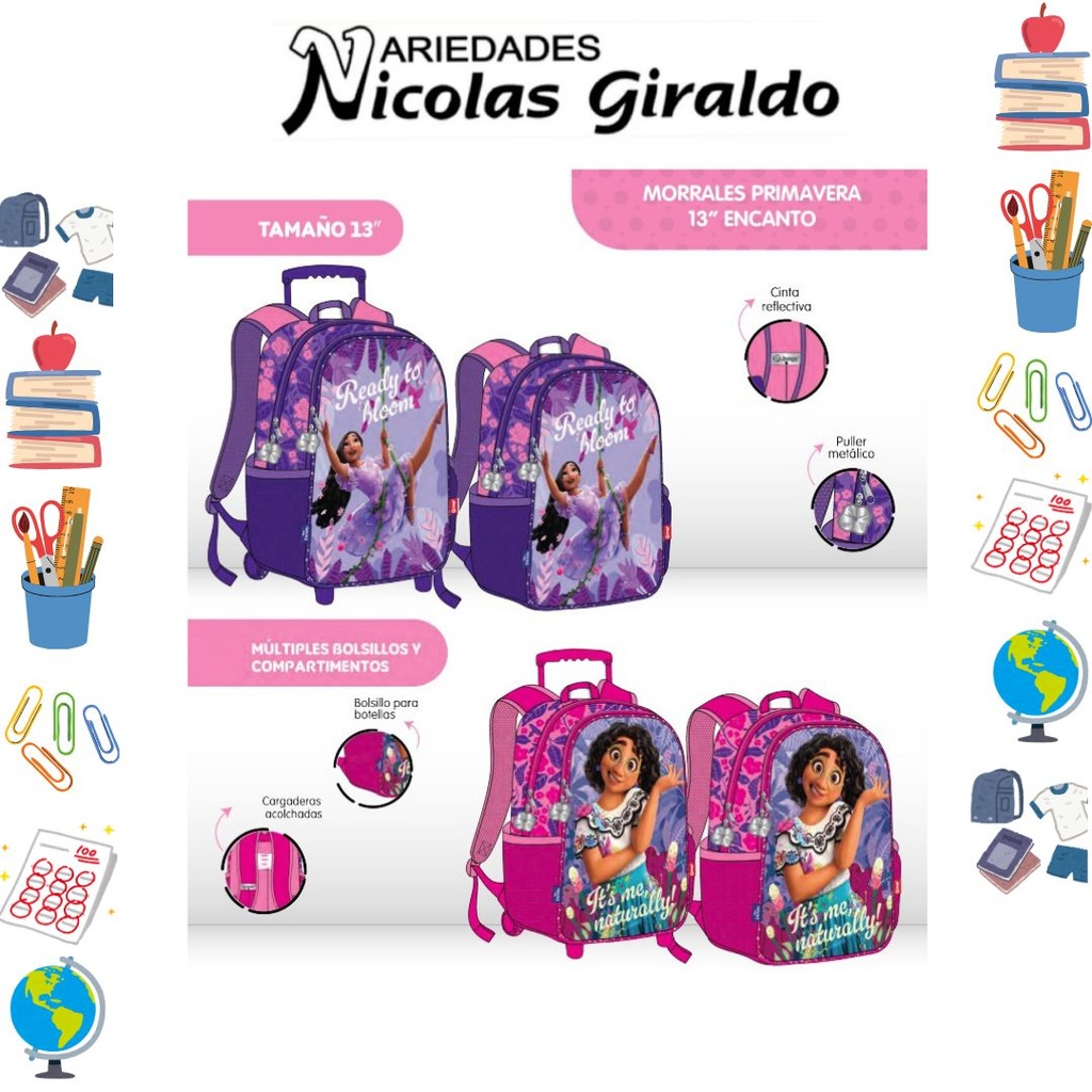 Morral primavera personaje pequeño encanto
