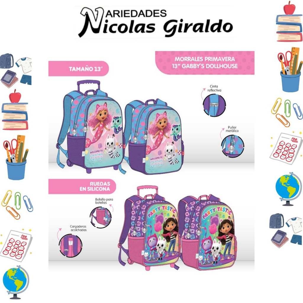 Morral primavera personaje pequeño gabby