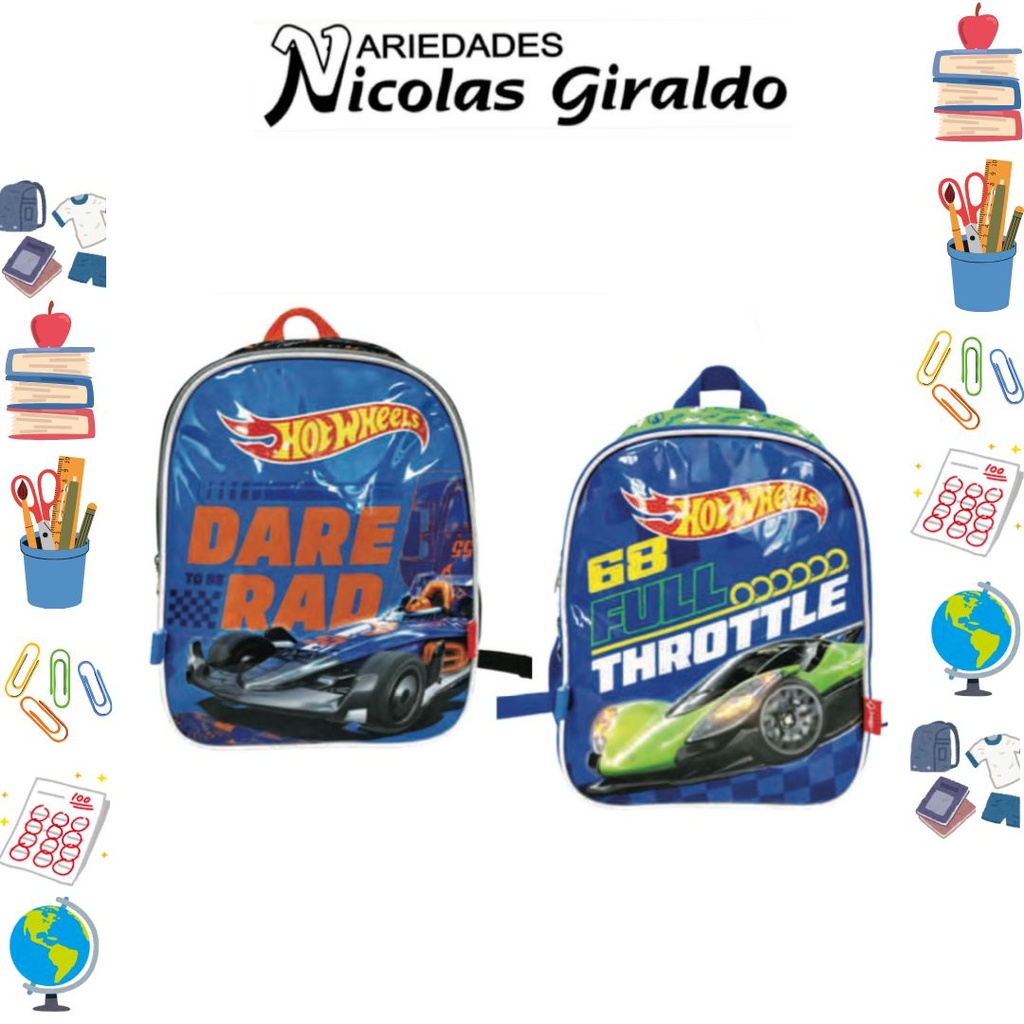 Morral primavera personaje pequeño hot wheels