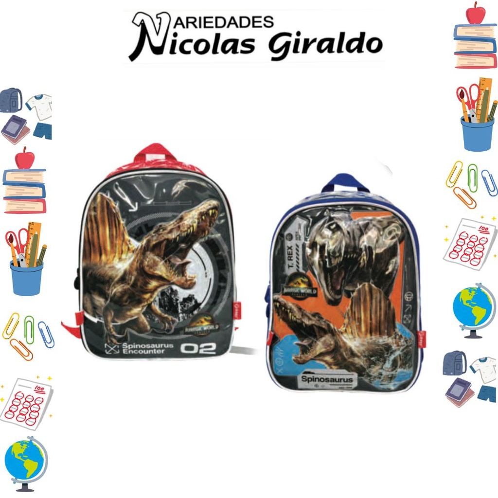 Morral primavera personaje pequeño jurassic