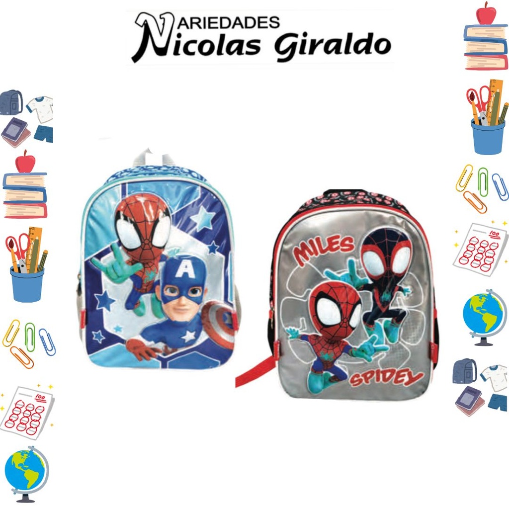 Morral primavera personaje pequeño spidey