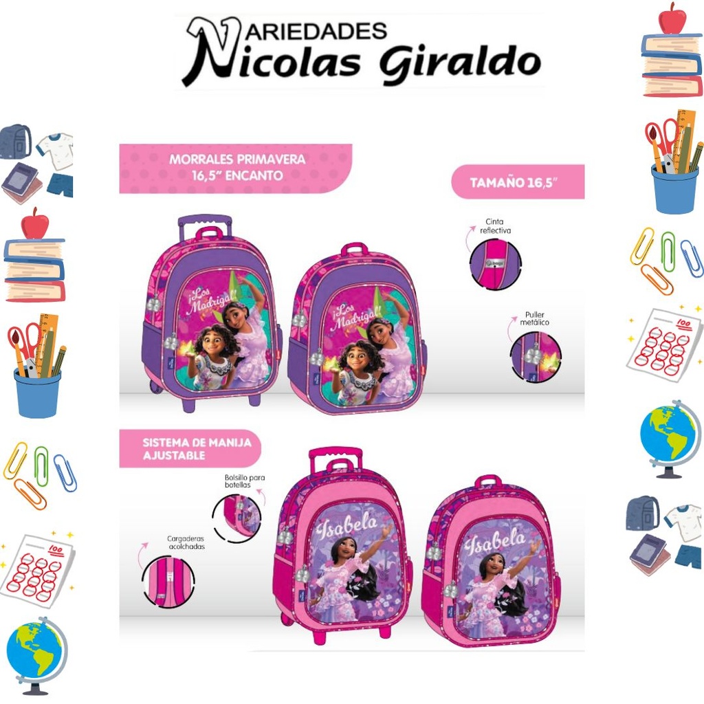 Morral primavera personajes grande encanto