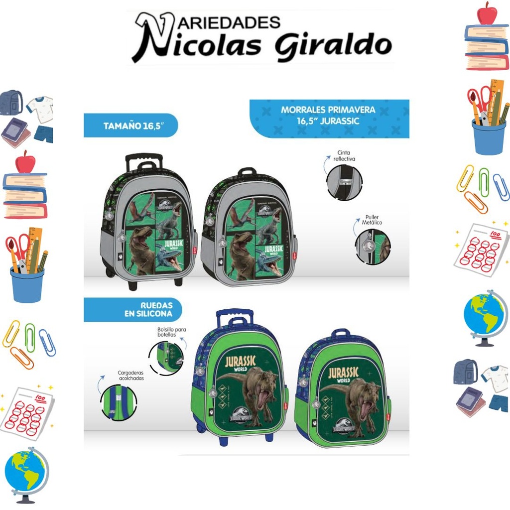 Morral primavera personajes grande jurasic