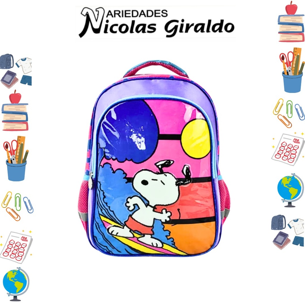 Morral primavera personajes grande snoopy