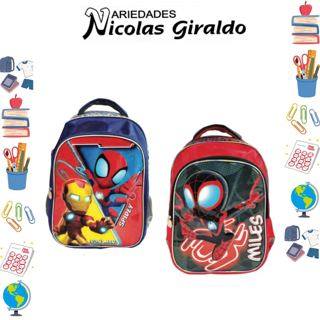 Morral primavera personajes grande spidey