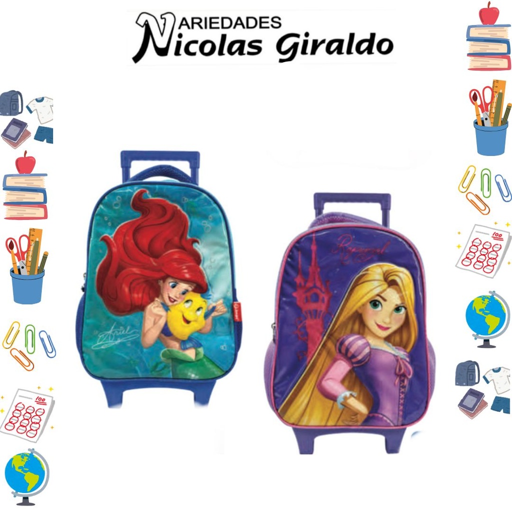 Morral primavera rueda pequeño princesa
