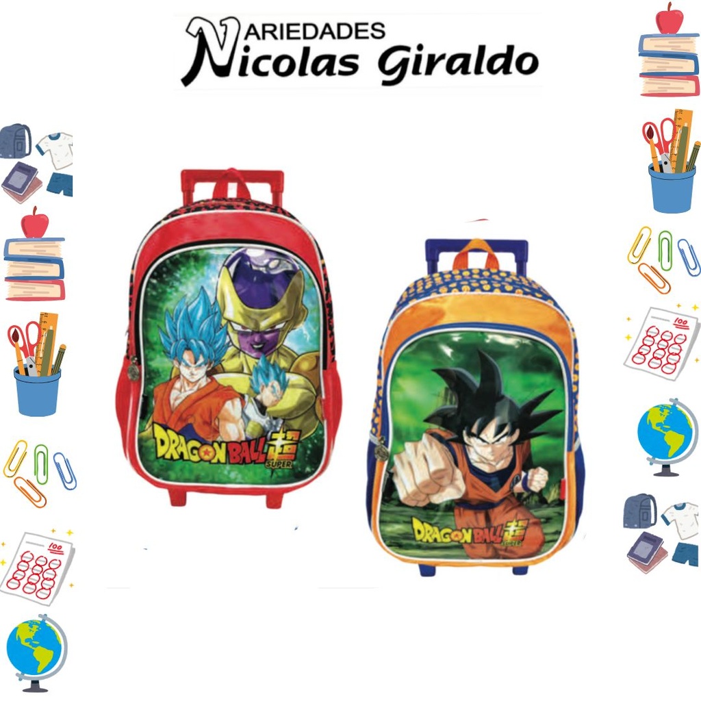 Morral prim. ruedas grande dragon ball