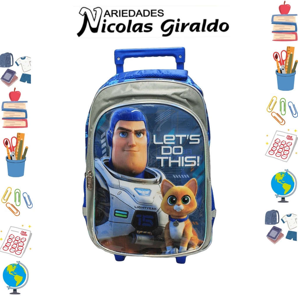 Morral primavera ruedas grande lightyear