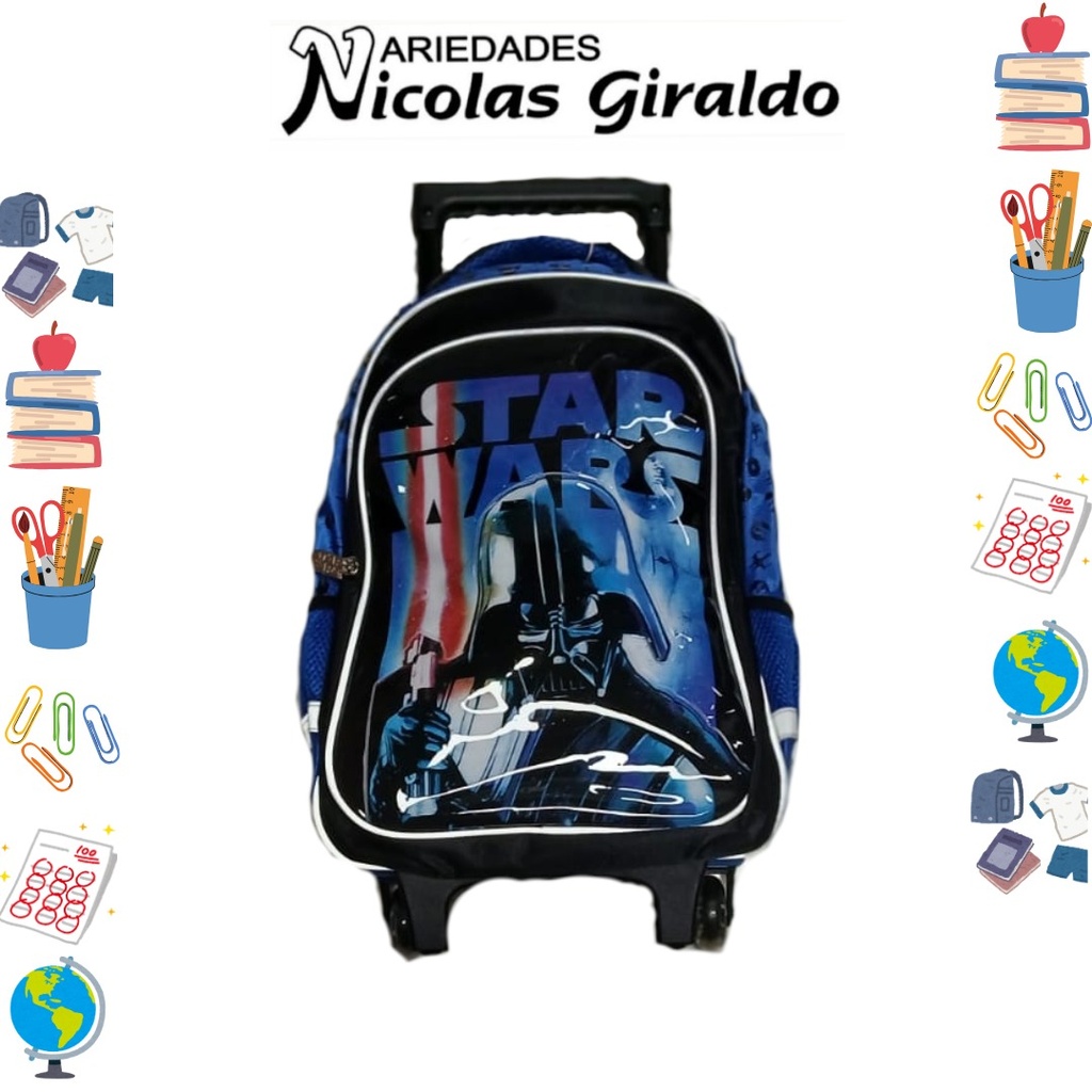 Morral primavera ruedas grande star wars