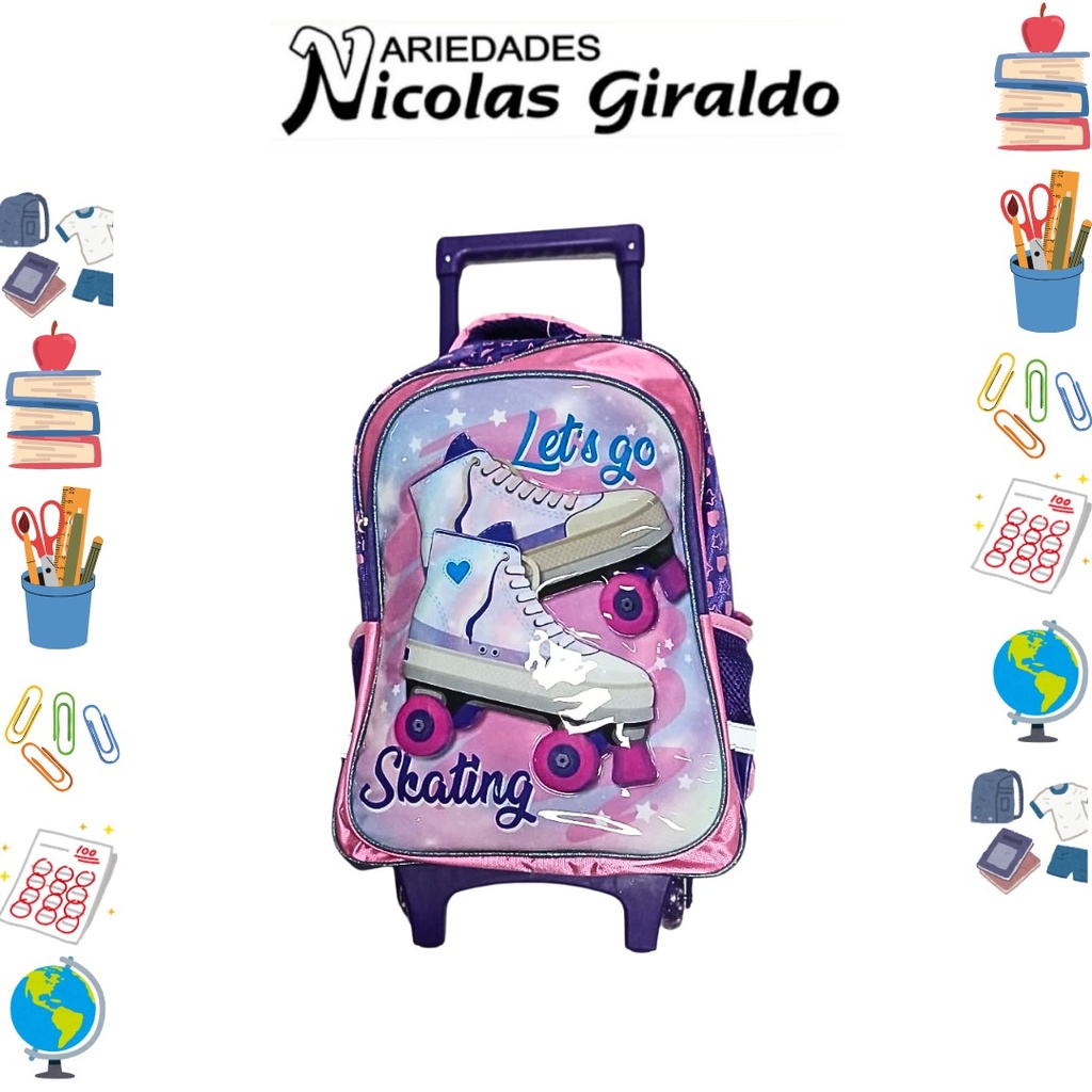 Morral primavera ruedas grande trend