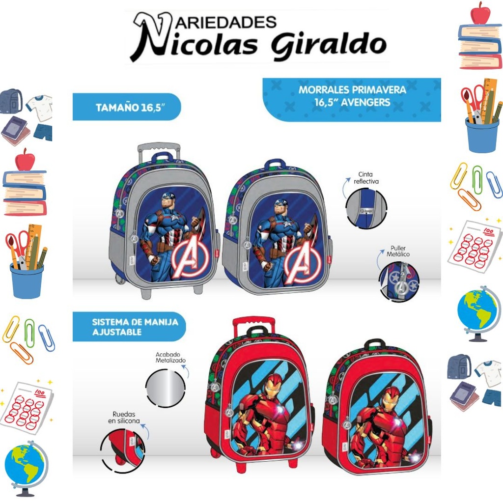 Morral primavera personaje grande avengers
