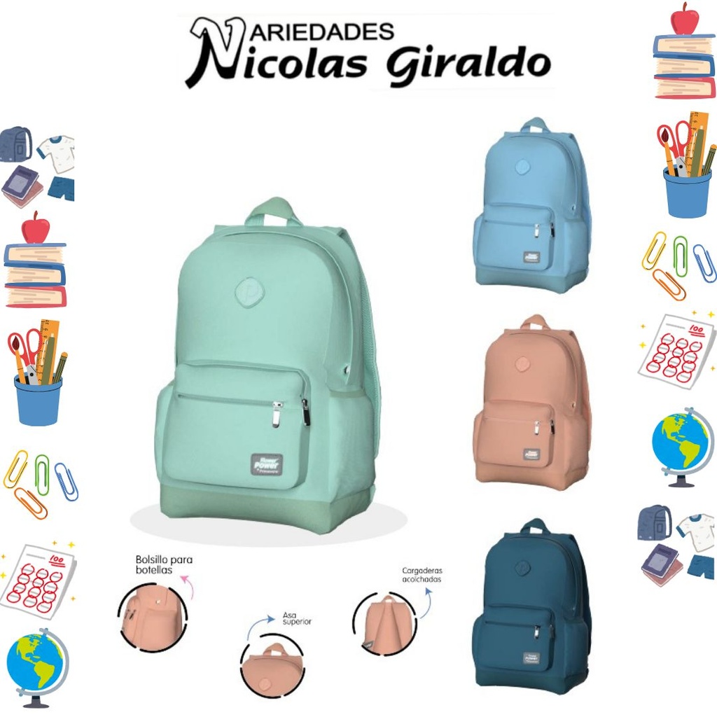 Morral primavera macarron