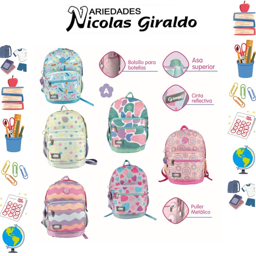 Morral primavera premium flower power