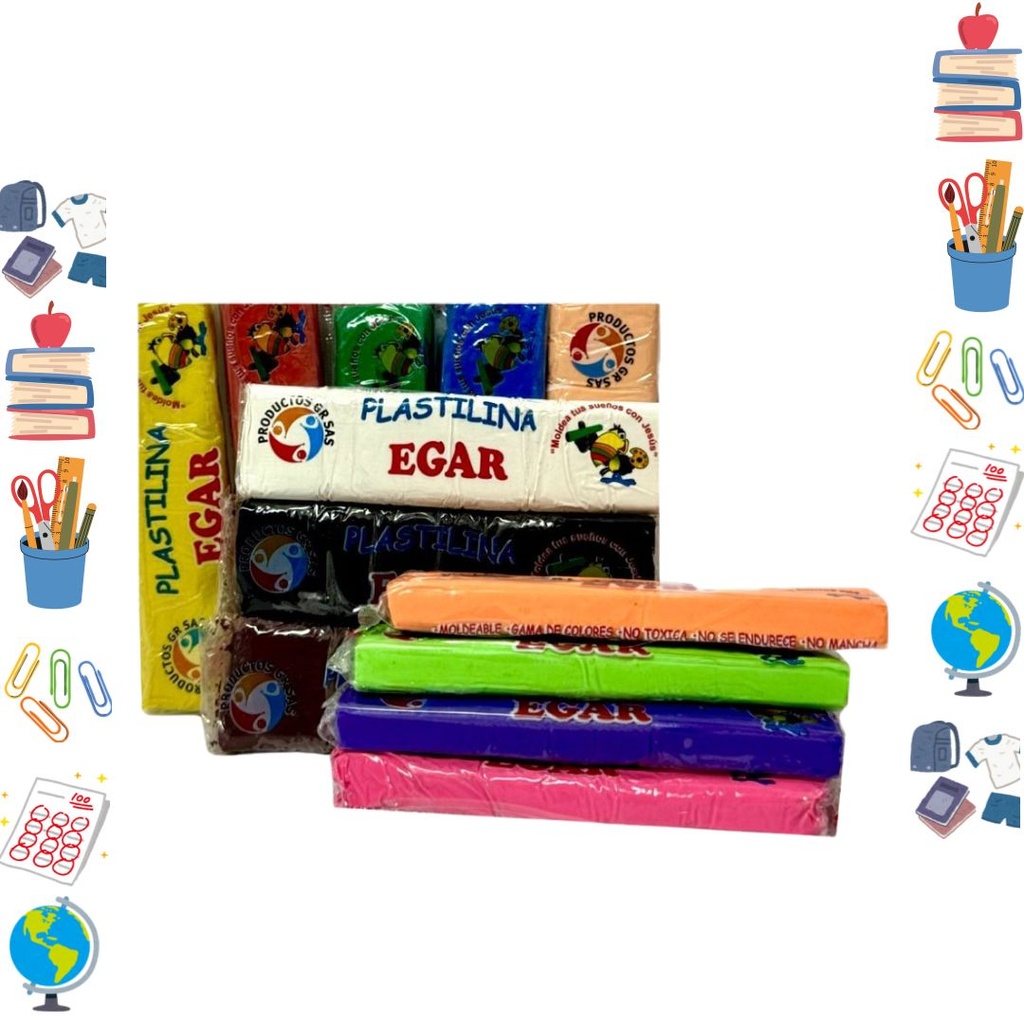 Plastilina egar barra x12