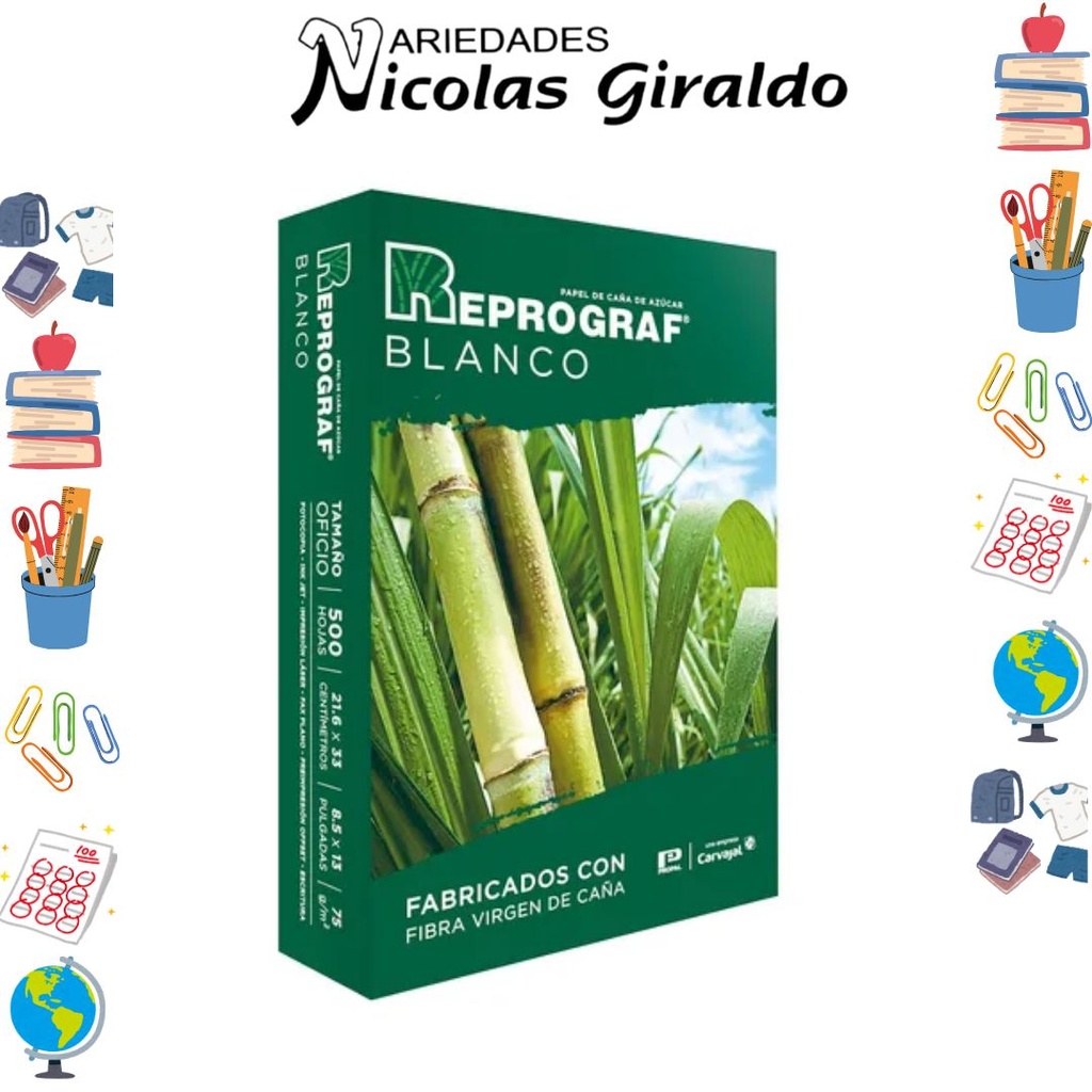Resma carta blanca reprograf