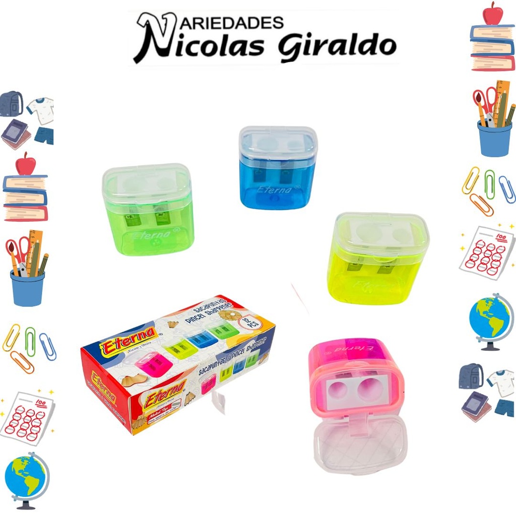 Sacapuntas con deposito caja x12 
