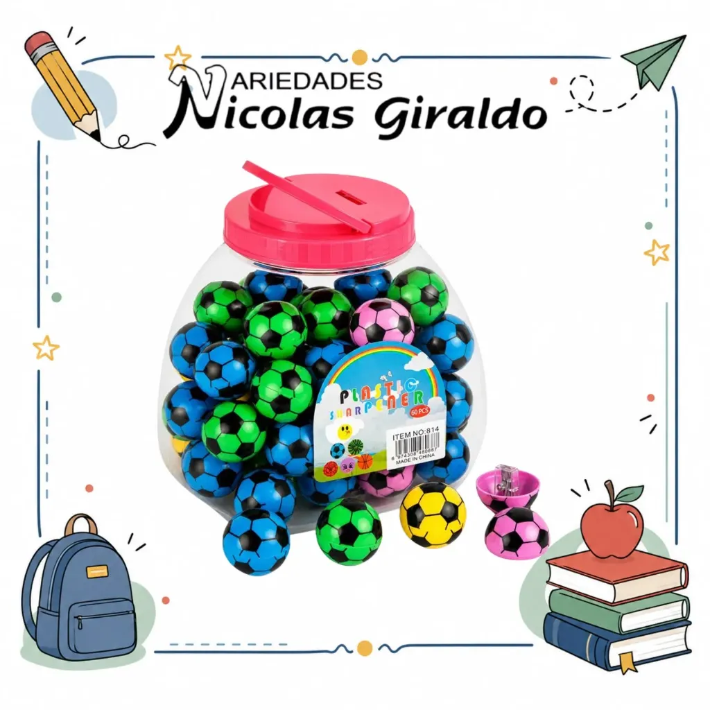 [PT27809] Sacapuntas balon tarro x60