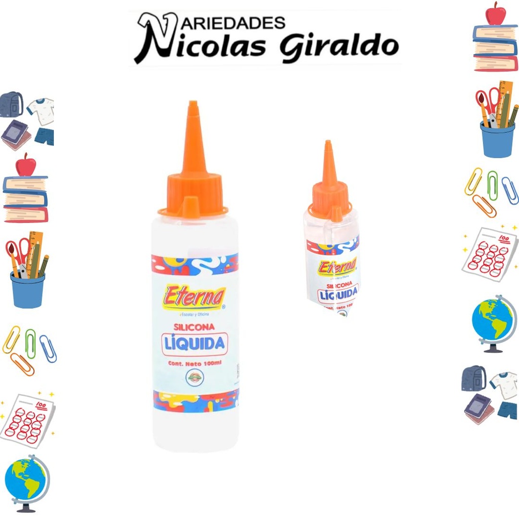 Silicona liquida x100ml eterna 