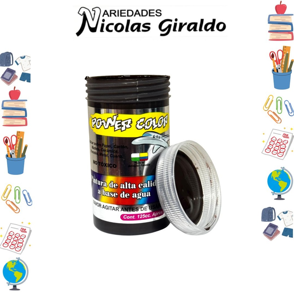 Vinilo power color x125 cc cafe