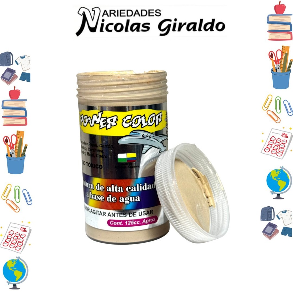 Vinilo power color x125 cc piel