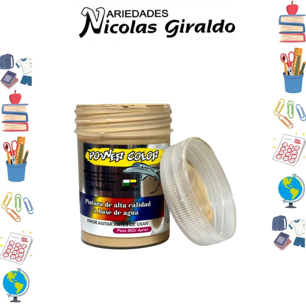 Vinilo power color x80 cc piel